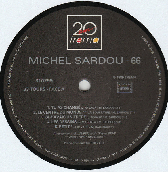 Michel Sardou : Michel Sardou - 66 (LP, Album)