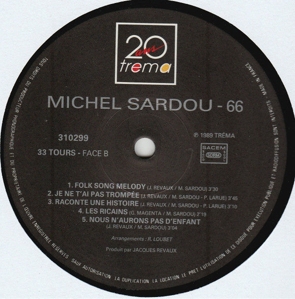 Michel Sardou : Michel Sardou - 66 (LP, Album)