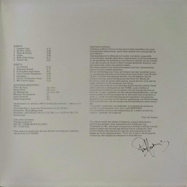 Jazzterix : Just Jazzterix (LP, Album, Gat)