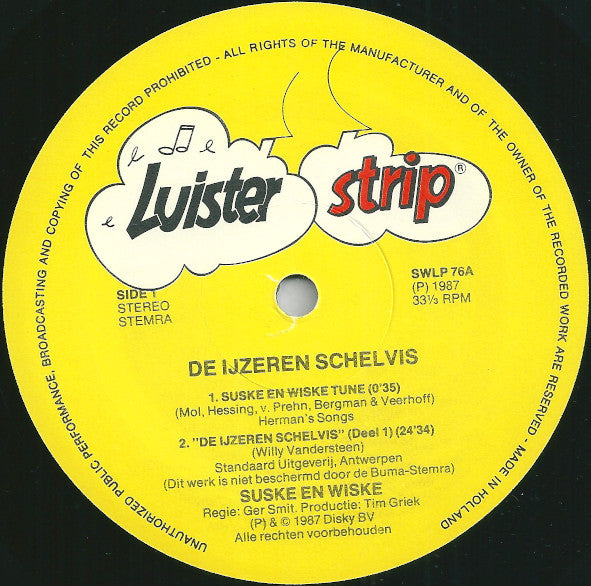 Suske en Wiske : De IJzeren Schelvis (LP, Album)