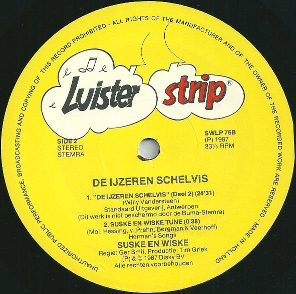 Suske en Wiske : De IJzeren Schelvis (LP, Album)