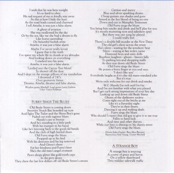 Joni Mitchell : Hejira (CD, Album, RE)