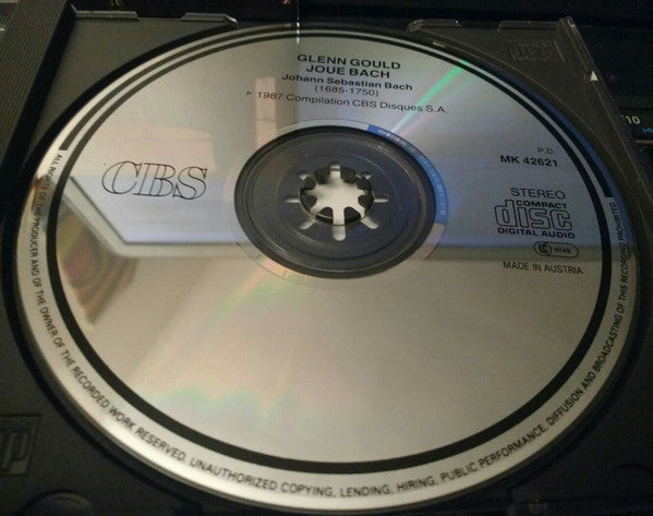 Glenn Gould, Johann Sebastian Bach : Glenn Gould Joue Bach (CD, Comp)
