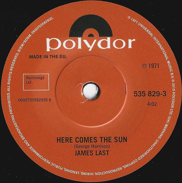James Last : Everyday People / Here Comes The Sun (7", Single, Ltd)