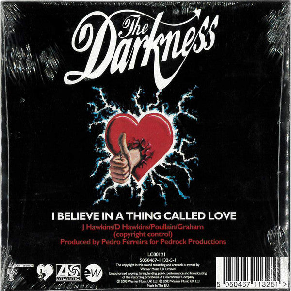 The Darkness : Christmas Time (Don't Let The Bells End) / I Believe In A Thing Called Love (CD, Single, Car)