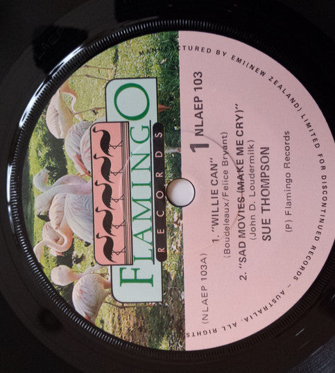 Sue Thompson : Willie Can (7", EP)