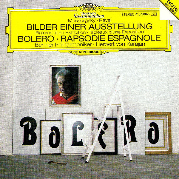 Modest Mussorgsky • Maurice Ravel, Berliner Philharmoniker • Herbert von Karajan : Bilder Einer Ausstellung = Pictures At An Exhibition = Tableaux D'une Exposition / Bolero • Rapsodie Espagnole (CD)