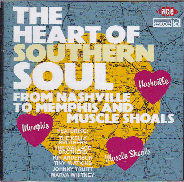Various : The Heart Of Southern Soul, From Nashville To Memphis And Muscle Shoals (CD, Album, Comp)