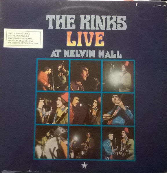 The Kinks : Live At Kelvin Hall (LP, Album, RE)