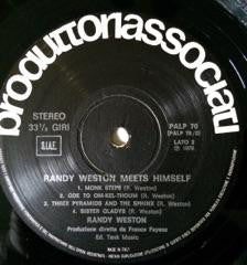 Randy Weston : Randy Weston Meets Himself (LP, Album, Gat)