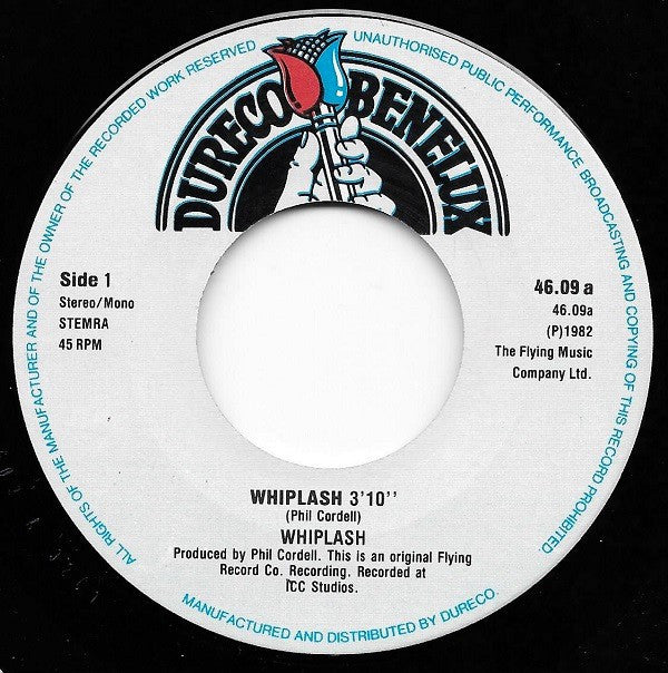 Whiplash (9) : Whiplash (7", Single)