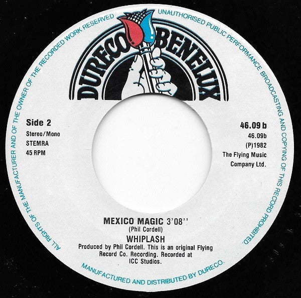 Whiplash (9) : Whiplash (7", Single)