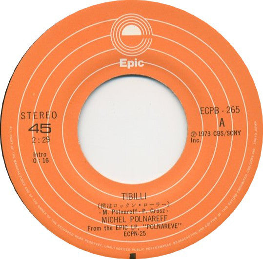 Michel Polnareff : Tibilli (7", Single)
