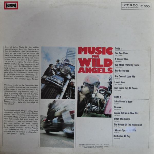 Various : Music For Wild Angels (LP, Comp)