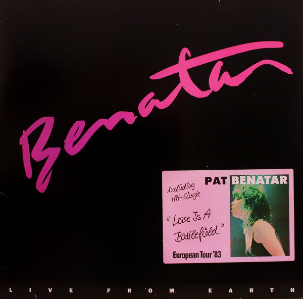 Pat Benatar : Live From Earth (LP, Album)