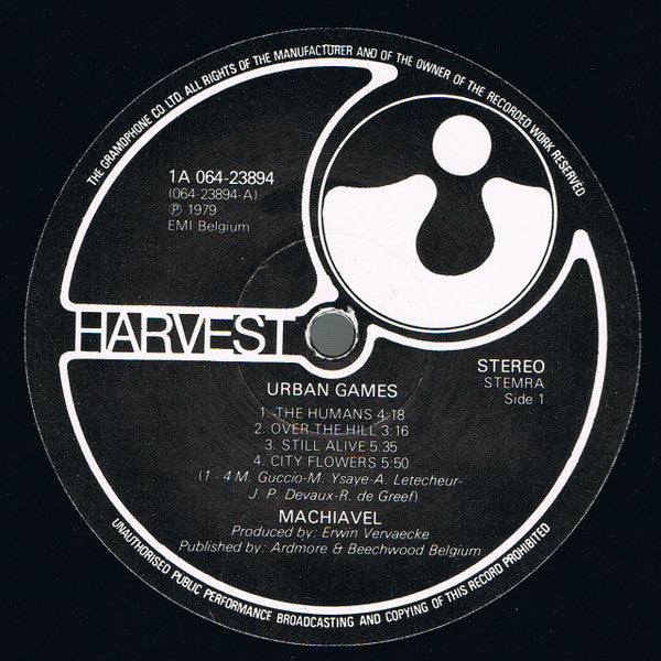 Machiavel : Urban Games (LP, Album)