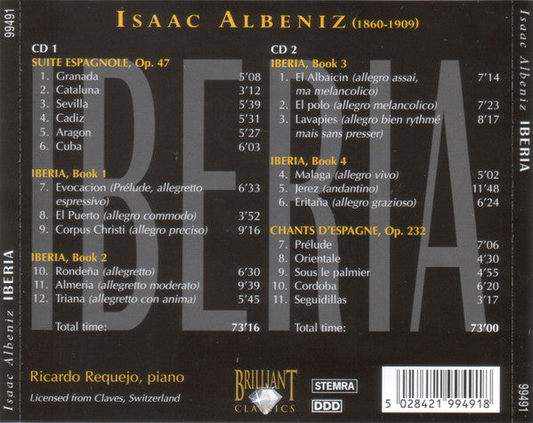 Isaac Albéniz, Ricardo Requejo : Iberia (2xCD, Album)