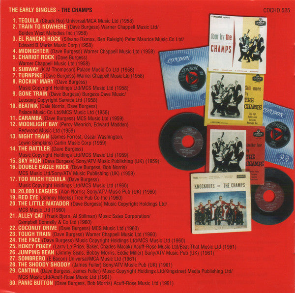 The Champs : The Early Singles (CD, Comp, Mono)