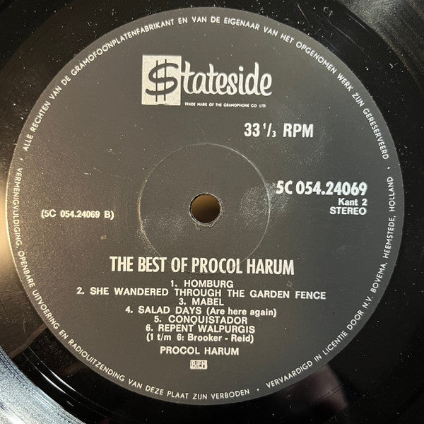 Procol Harum : The Best Of (LP, Comp)