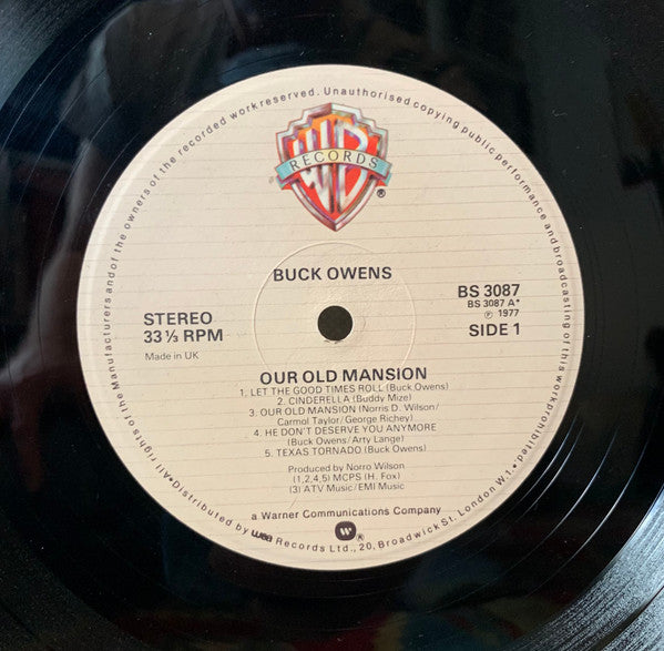Buck Owens : Our Old Mansion (LP)