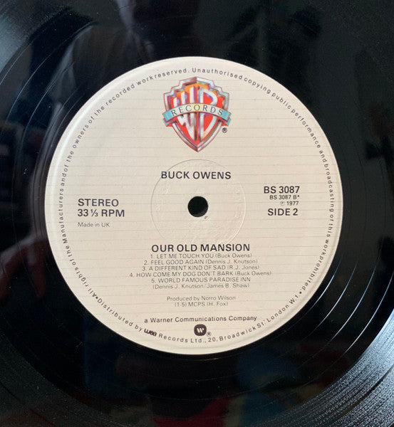 Buck Owens : Our Old Mansion (LP)