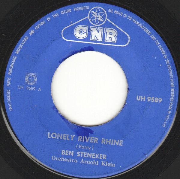 Ben Steneker : Lonely River Rhine / I Used To Love You (7", Single, Bla)