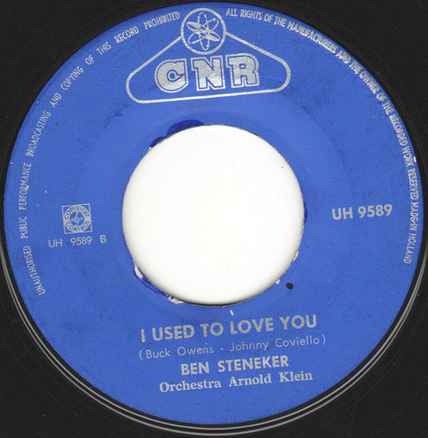 Ben Steneker : Lonely River Rhine / I Used To Love You (7", Single, Bla)