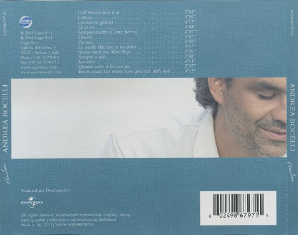 Andrea Bocelli : Andrea (CD, Album)
