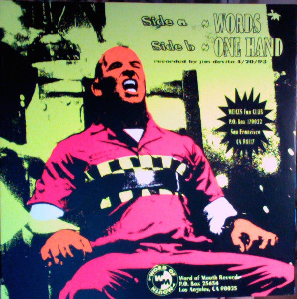 The Meices : Words / One Hand (7", Whi)