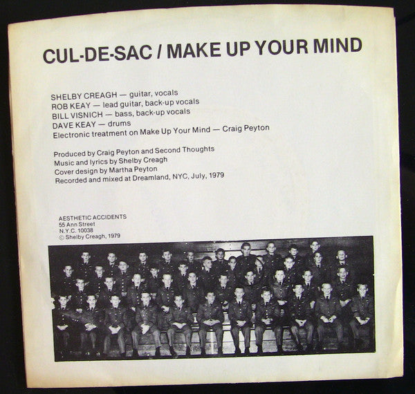 Second Thoughts (4) : Cul-De-Sac (7")