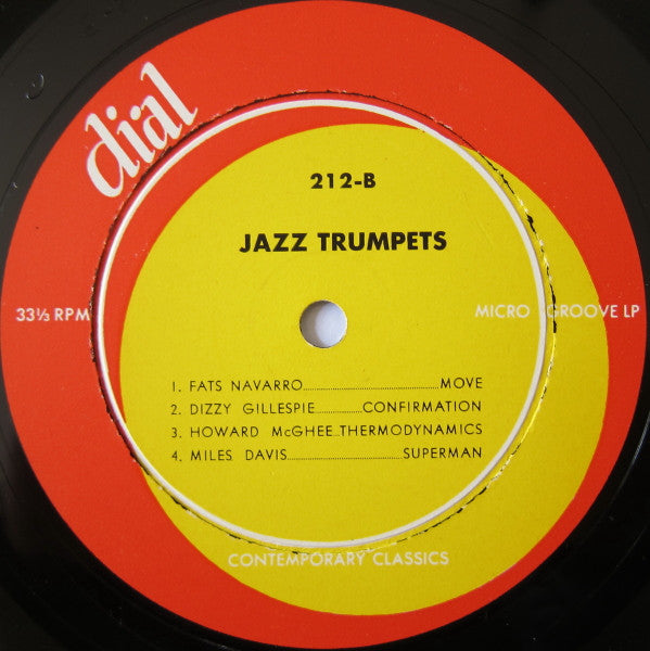 Dizzy Gillespie And Modern Trumpets Fats Navarro, Miles Davis, Howard McGhee : Dizzy Gillespie And Modern Trumpets (10", Comp, Mono)