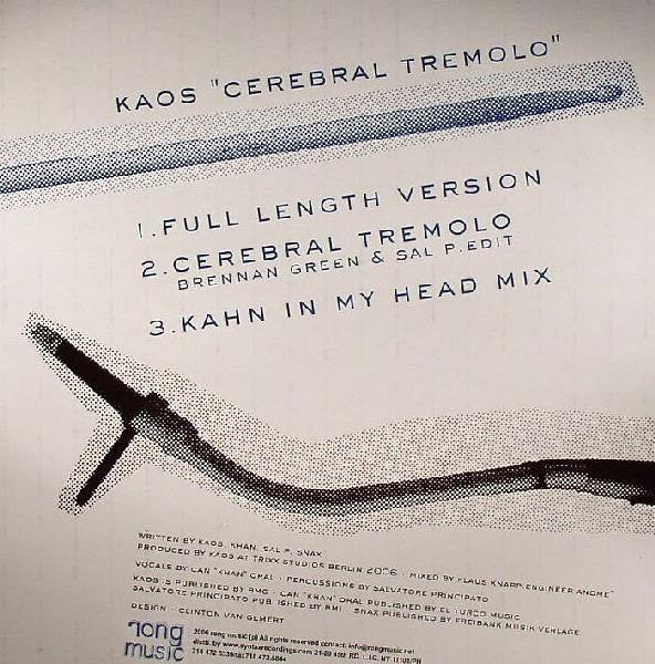 Kaos (6) : Cerebral Tremolo (12")