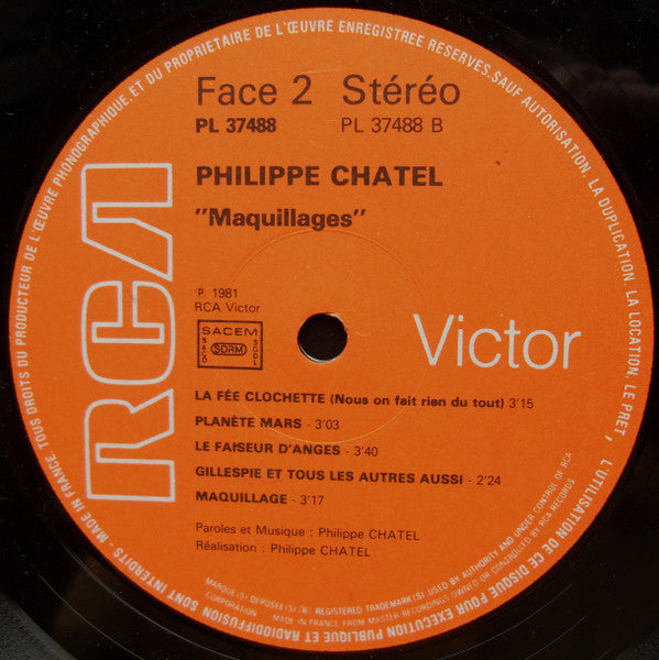 Philippe Chatel : Maquillages (LP, Album)