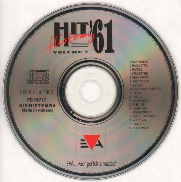Various : Hit History '61 - Volume 7 (CD, Comp)