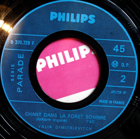 Valia Dimitrievitch : Cent Verstes - Chant Dans la Foret Sombre (7", Single)
