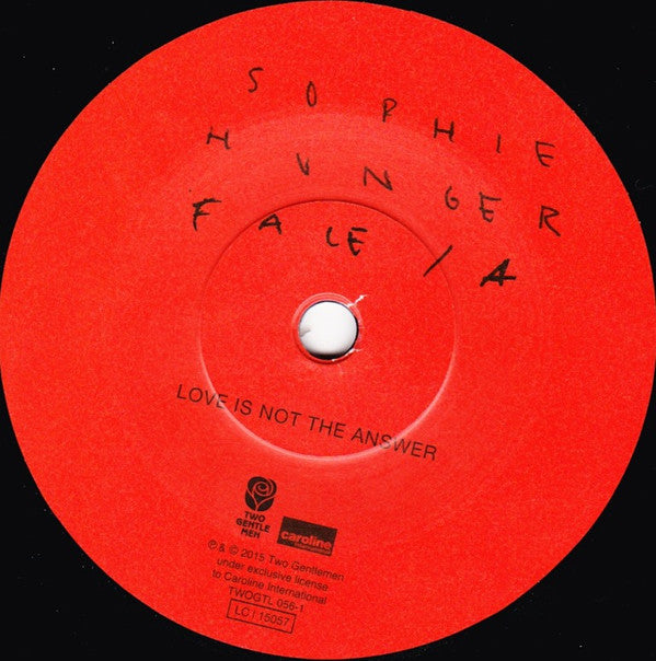 Sophie Hunger : Love Is Not The Answer (7", RSD, Single, Ltd)