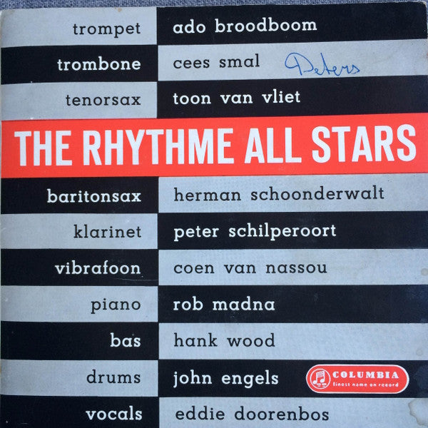 The Rhythme All Stars : 1958 (EP 1) (7", EP)