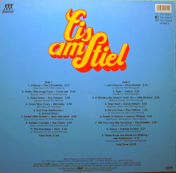 Various : Best Of Eis Am Stiel (LP, Comp, Whi)