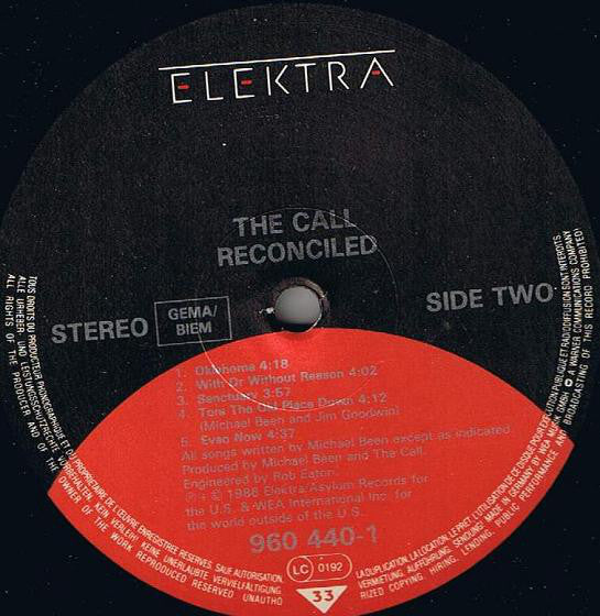 The Call : Reconciled (LP, Album)