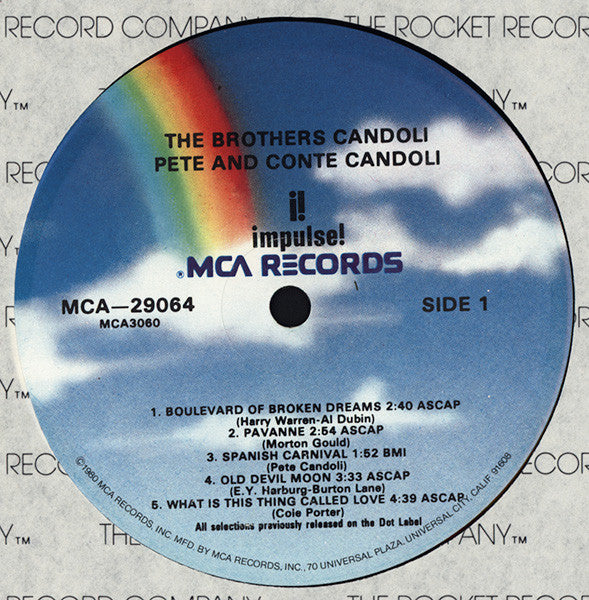 Pete & Conte Candoli : The Brothers Candoli (LP, Album, RE)