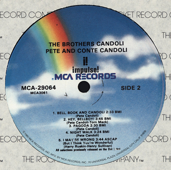 Pete & Conte Candoli : The Brothers Candoli (LP, Album, RE)