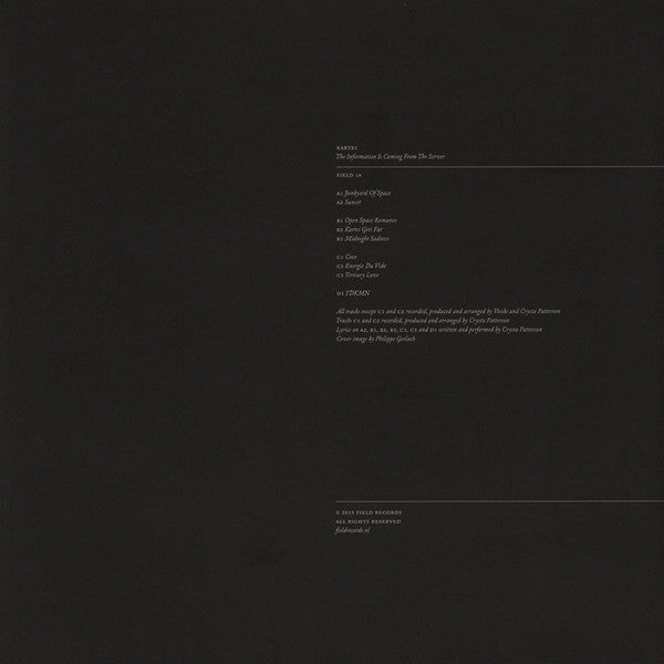 Kartei : The Information Is Coming From The Server (2xLP)