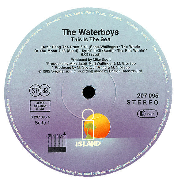 The Waterboys : This Is The Sea (LP, Album)