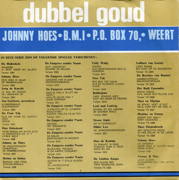 Zangeres Zonder Naam : Keetje Tippel / Rooie Sien (7", Single)