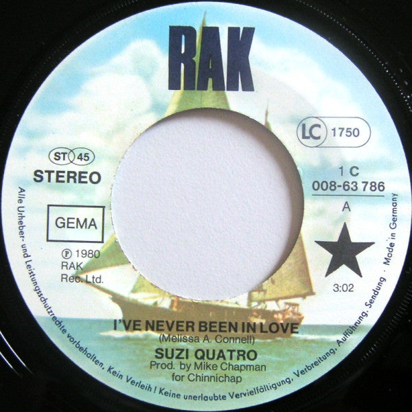 Suzi Quatro : I've Never Been In Love / Starlight Lady (7", Single)