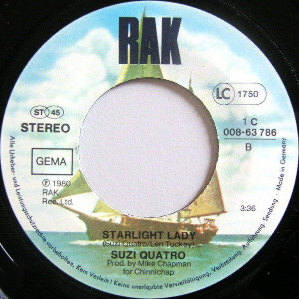 Suzi Quatro : I've Never Been In Love / Starlight Lady (7", Single)