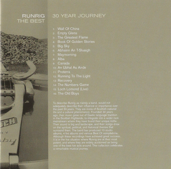 Runrig : 30 Year Journey (The Best) (CD, Comp)
