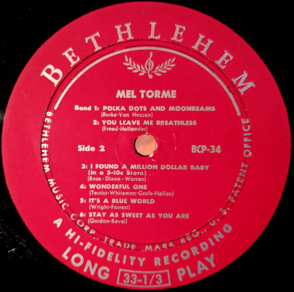 Mel Tormé : It's A Blue World (LP, Album)