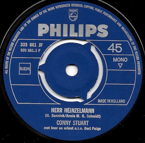 Conny Stuart : Herr Heinzelmann (7", Single)