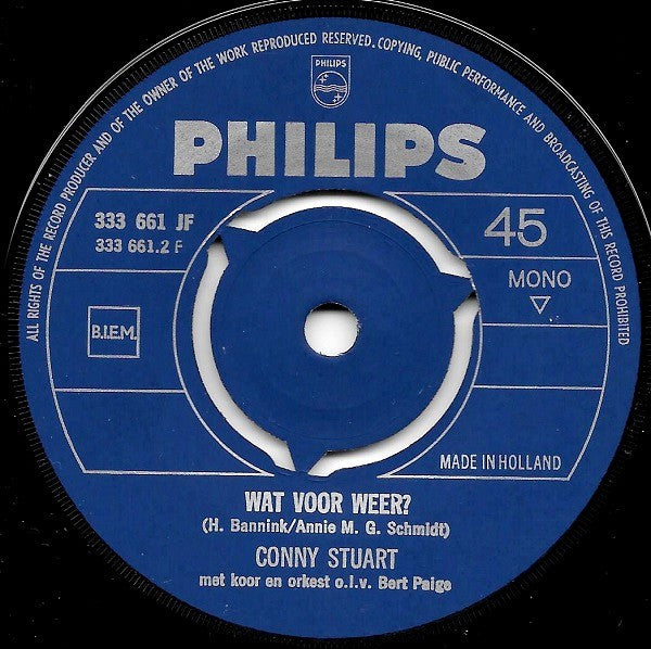 Conny Stuart : Herr Heinzelmann (7", Single)